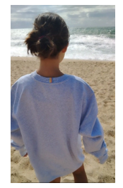 Sweat col rond coton bio "Tchampoulha" - mzo