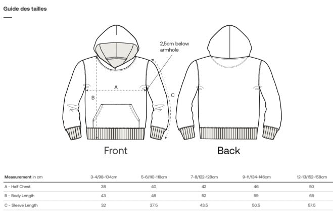 Sweat enfant "Cagnoun" en coton bio - mzo